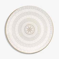 Assiette de Présentation Arcadia Or et Platine