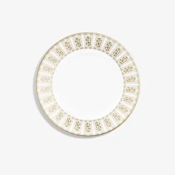 Assiettes à Dessert Arcadia Or et Platine x2