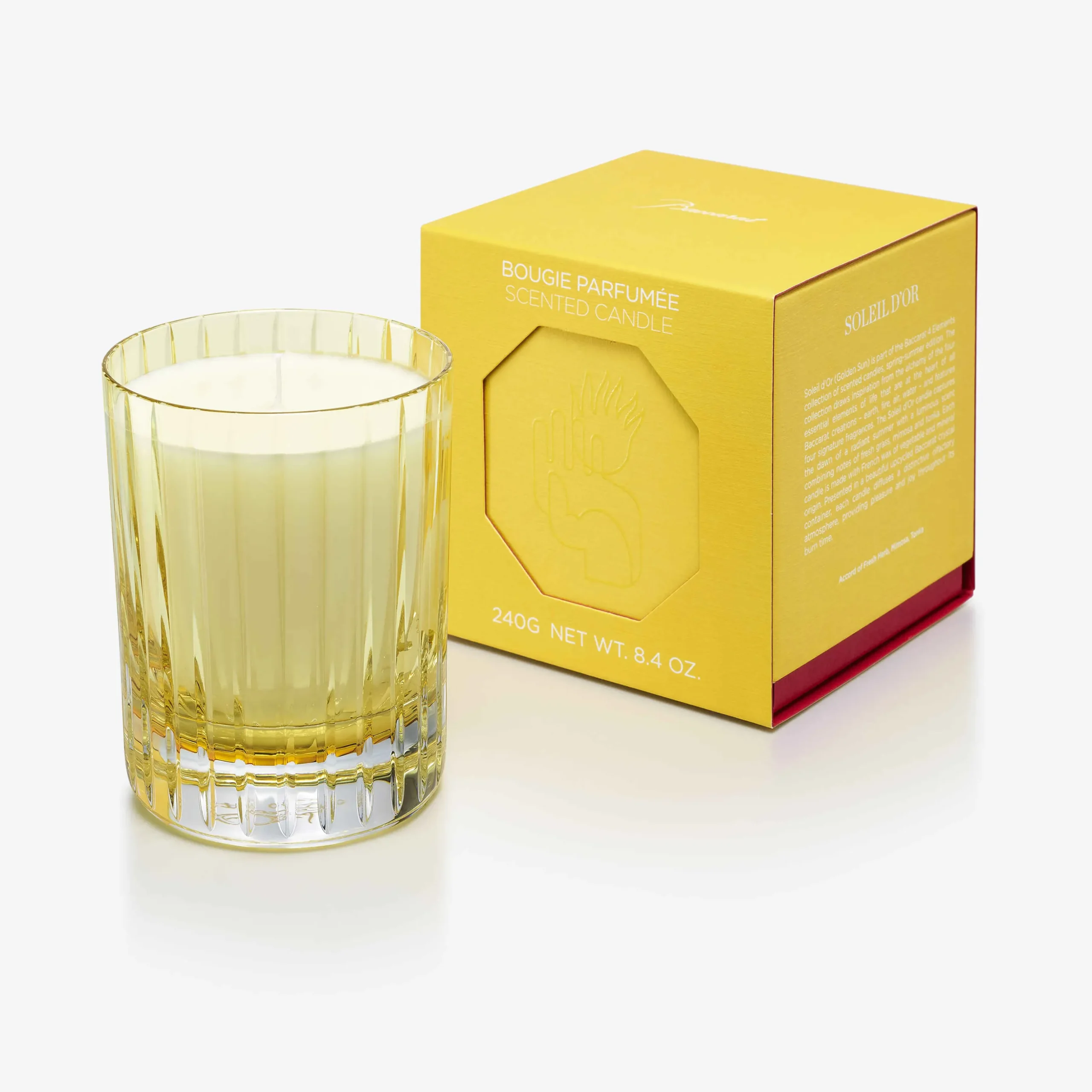 Bougie Parfumée 4 Éléments Soleil D'Or