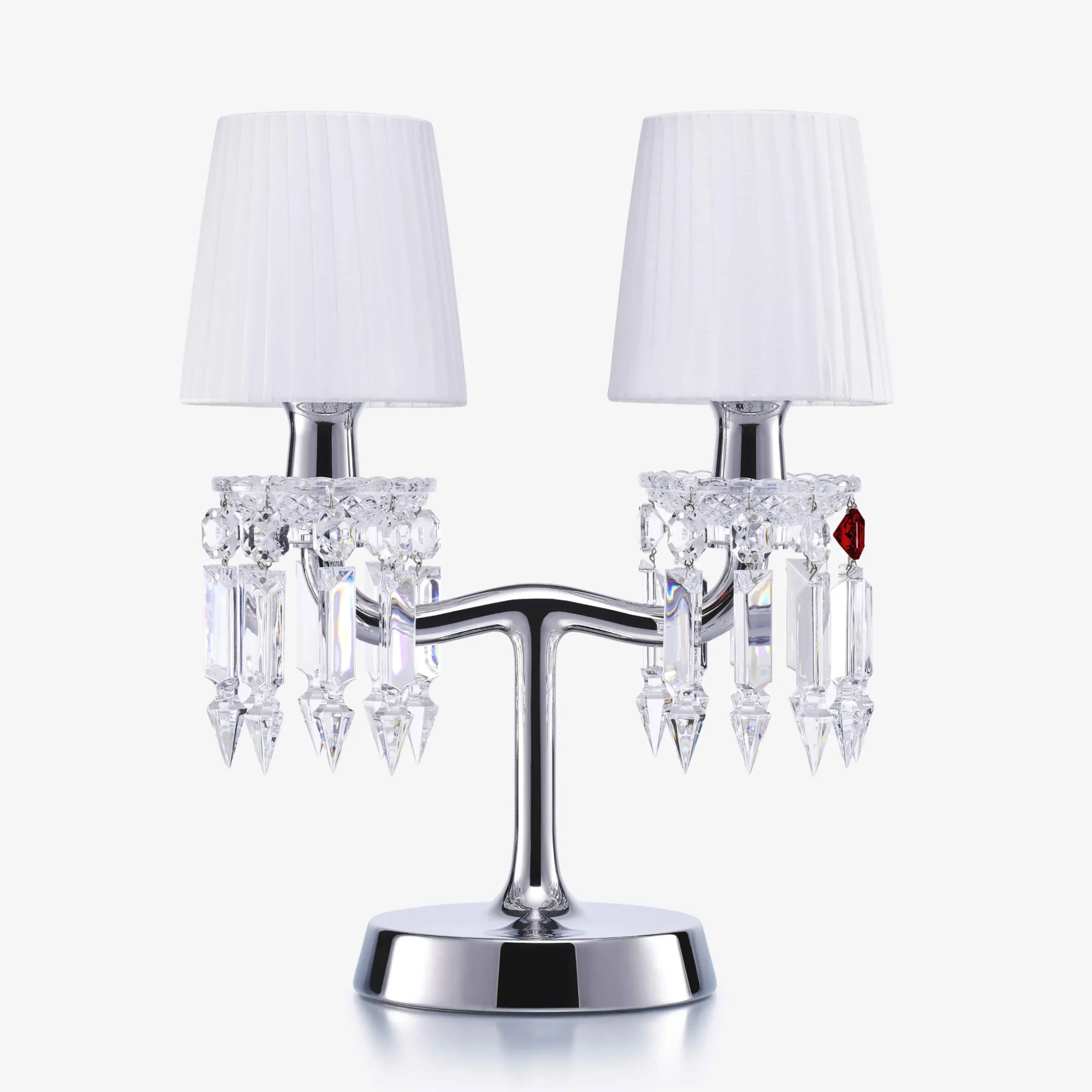 Lampe Zénith Nomade Chrome (02L) & Abat-Jour S | Baccarat France